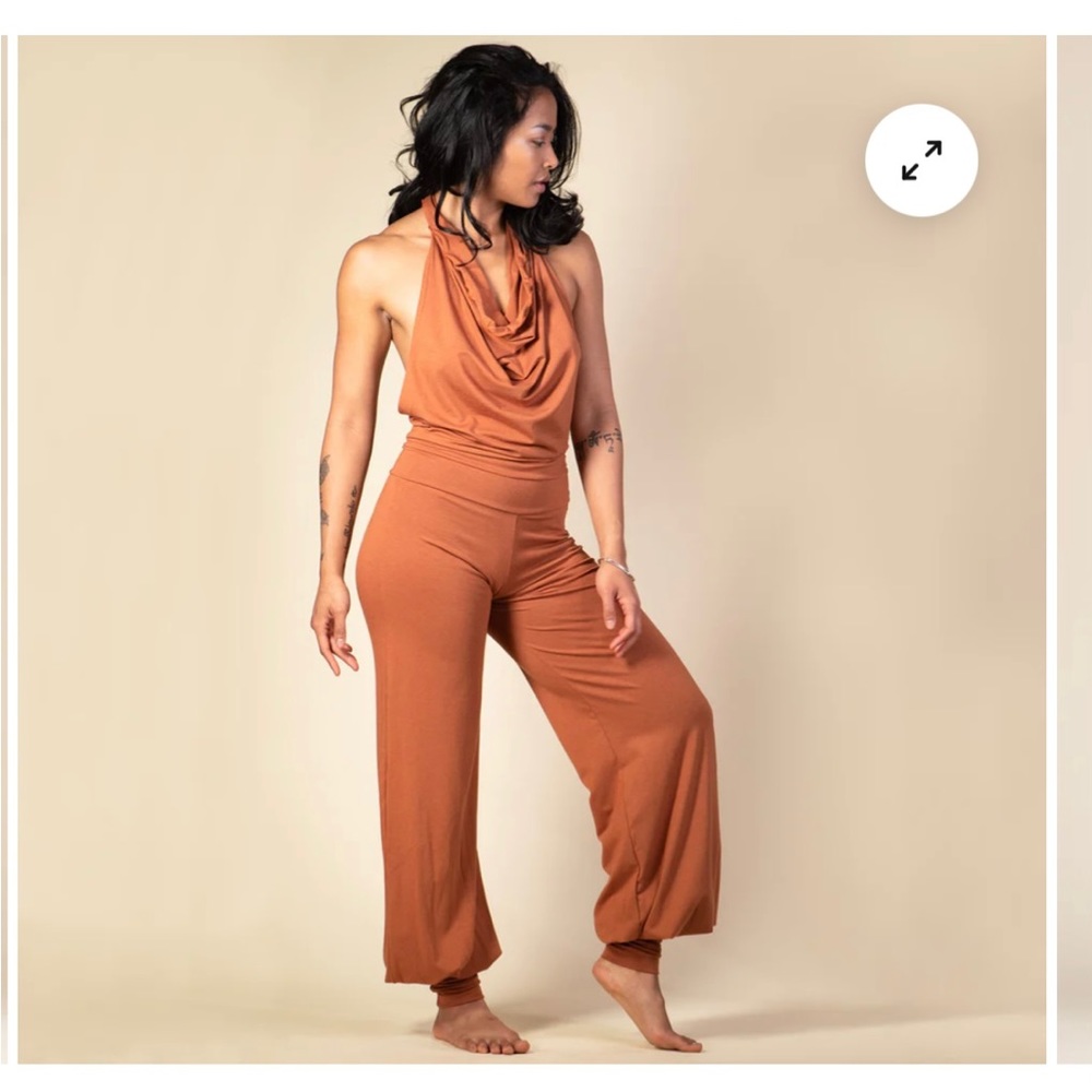 Aria Lattner Jumpsuit NWT Burnt Orange Color